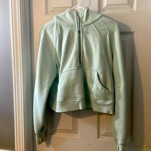 Lululemon Scuba Oversized Half-Zip Hoodie - Delicate Mint Visit